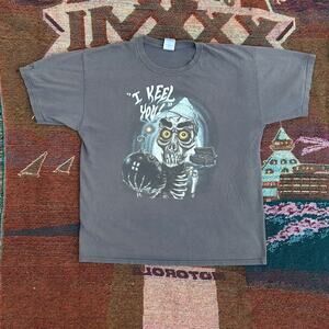Y2K Jeff Dunham I Keel You Skeleton Tee